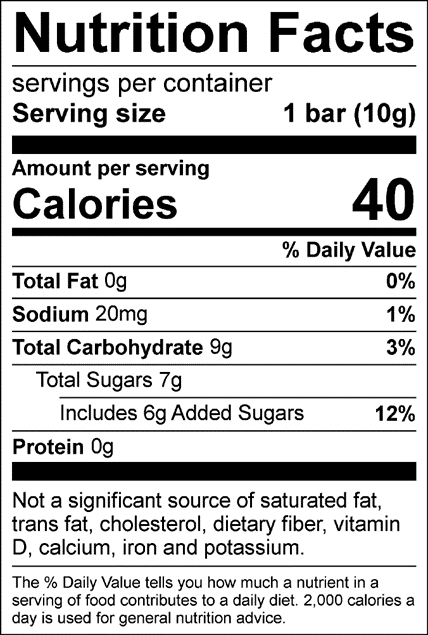 Mixed Berries Slice Fruit Nutrition Facts